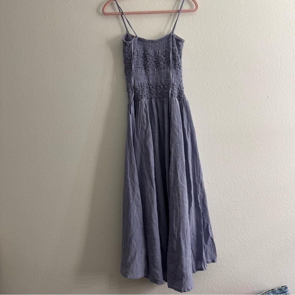 Free People FP Purple Ethereal Fairy Earthy Sparkling Moment Midi Dress Size XS - Picture 6 of 6